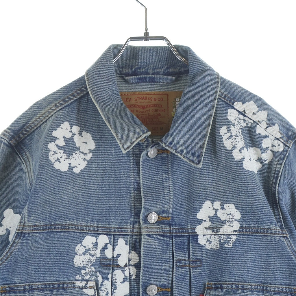 DENIM TEARS(デニムティアーズ) ×Levi's Denim Jacket リーバイス 花柄デニムジャケット インディゴ PC9-A2318-0003