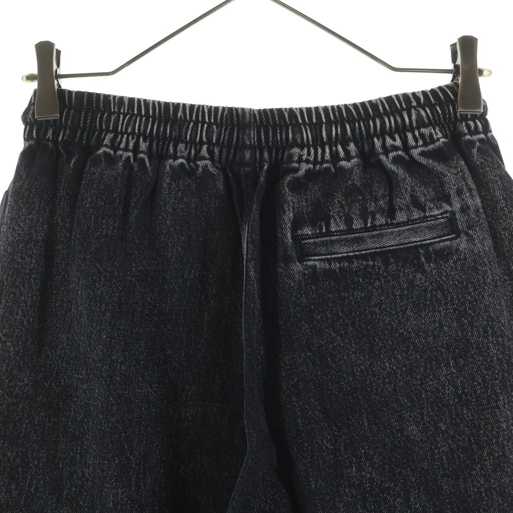 ALEXANDER WANG(アレキサンダーワン) Jogger Pants サイドロゴ デニムジョガーパンツ グレー