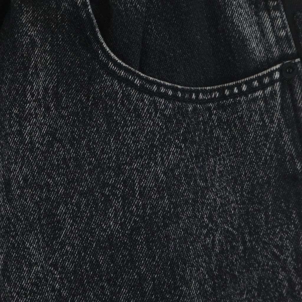 ALEXANDER WANG(アレキサンダーワン) Jogger Pants サイドロゴ デニムジョガーパンツ グレー