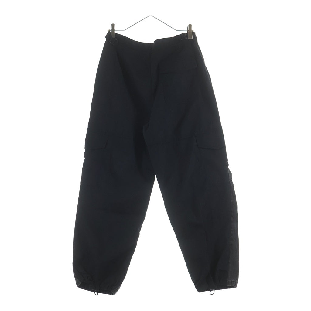 ALEXANDER WANG(アレキサンダーワン) Denim Nylon Pants ナイロン切替 デニムパンツ グレー