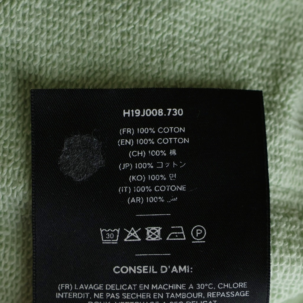 AMI Alexandre Mattiussi(アミアレクサンドルマテュッシ) Hoodie ロゴ刺繍 プルオーバースウェットパーカー フーディー グリーン H19J008.730
