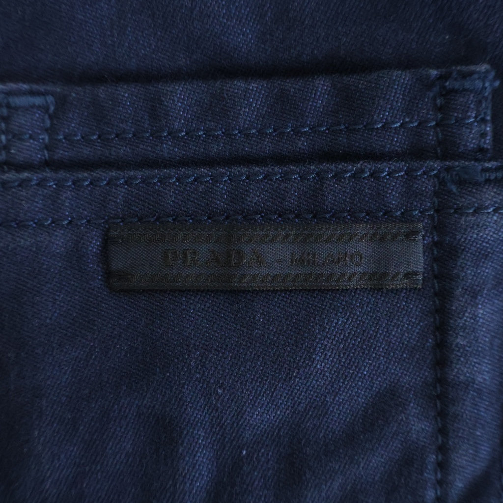 PRADA(プラダ) Skinny Pants ストレッチスキニーパンツ ネイビー GEP240