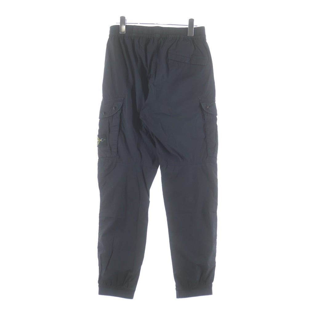 STONE ISLAND(ストーンアイランド) TYPE RE-T Cargo Pants ロゴワッペン カーゴパンツ ブラック 741531303