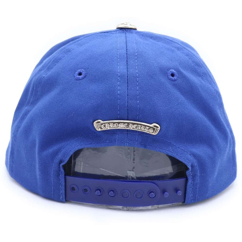 CHROME HEARTS(クロムハーツ) SPACEレザーパッチ トラッカーキャップ 帽子 ブルー