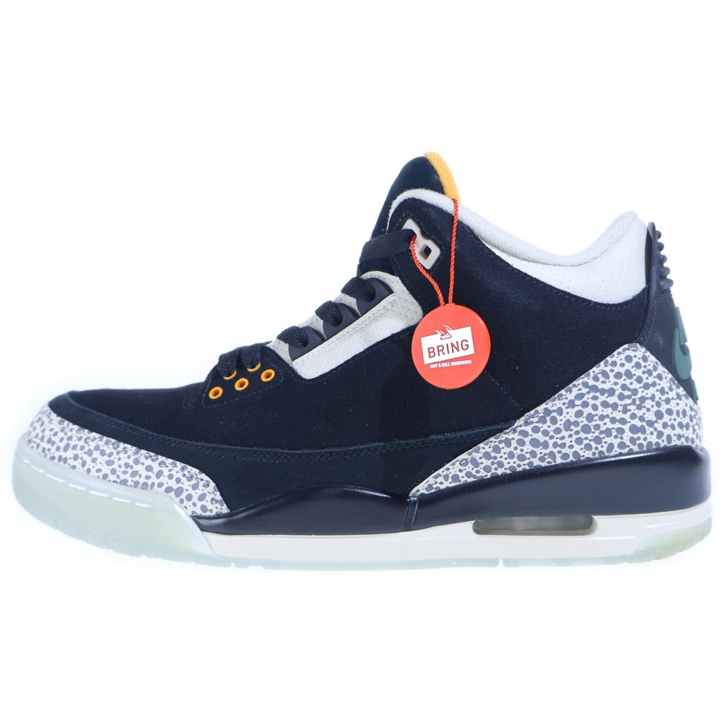 NIKE(ナイキ) AIR JORDAN 3 RETRO EP エアジョーダン3 ハイカットスニーカー ブラック US10/28cm 923096-001/923098-900