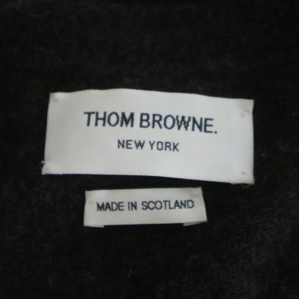 THOM BROWNE(トムブラウン) クラシック カシミヤ 4-BAR Vネック カーディガン レディース FKC001A-00011-025 グレー