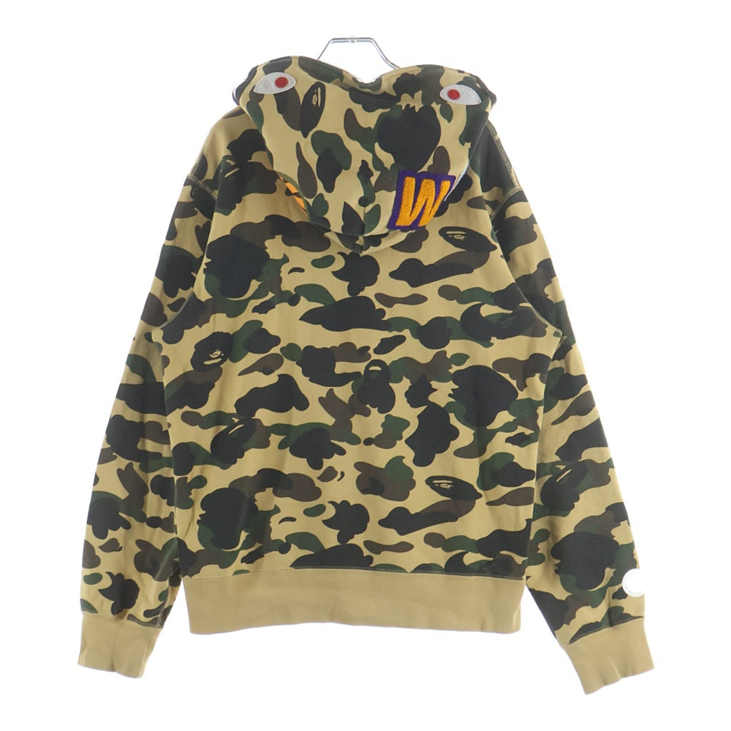 A BATHING APE(アベイシングエイプ) 1st Camo Shark Full Zip Hoodie 001ZP0801013X カモ柄 シャークパーカー フルジップフーディ パーカー カモ