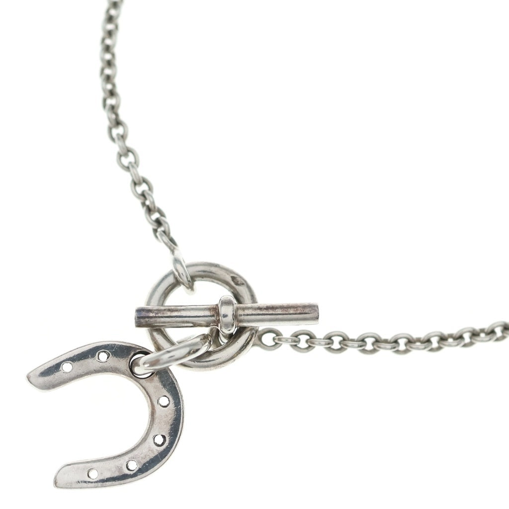 HERMES(エルメス) ホースシュー アミュレット ネックレス シルバー レディース