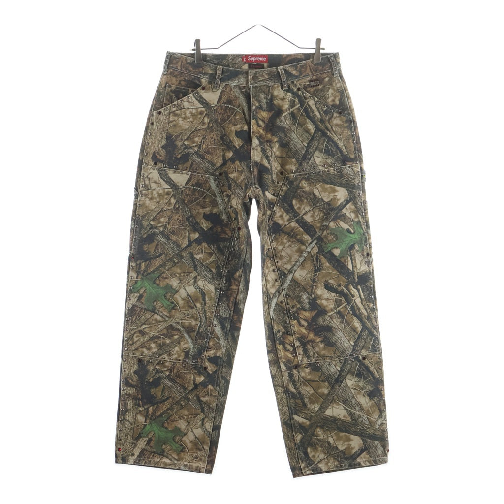 SUPREME(シュプリーム) 24AW ×B.B. Simon Studded Double Knee Painter Pant TrueTimber HTC Fall Camo ビービーサイモン カモフラージュ 迷彩 スタッズ ダブルニー ペインターパンツ