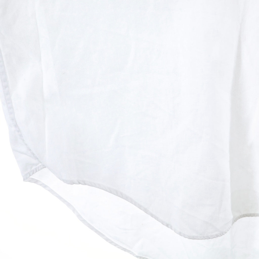 PLAY COMME des GARCONS(プレイコムデギャルソン) L/S Shirt ロゴ刺繍 長袖シャツ ホワイト AZ-B004