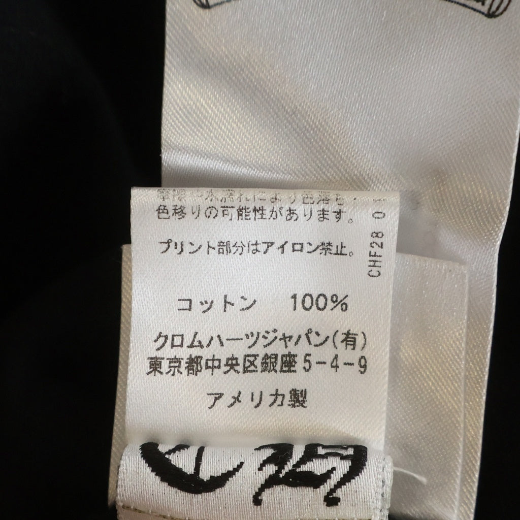 CHROME HEARTS(クロムハーツ) CH T-SHIRT ネックロゴ 半袖Tシャツ ブラック/パープル