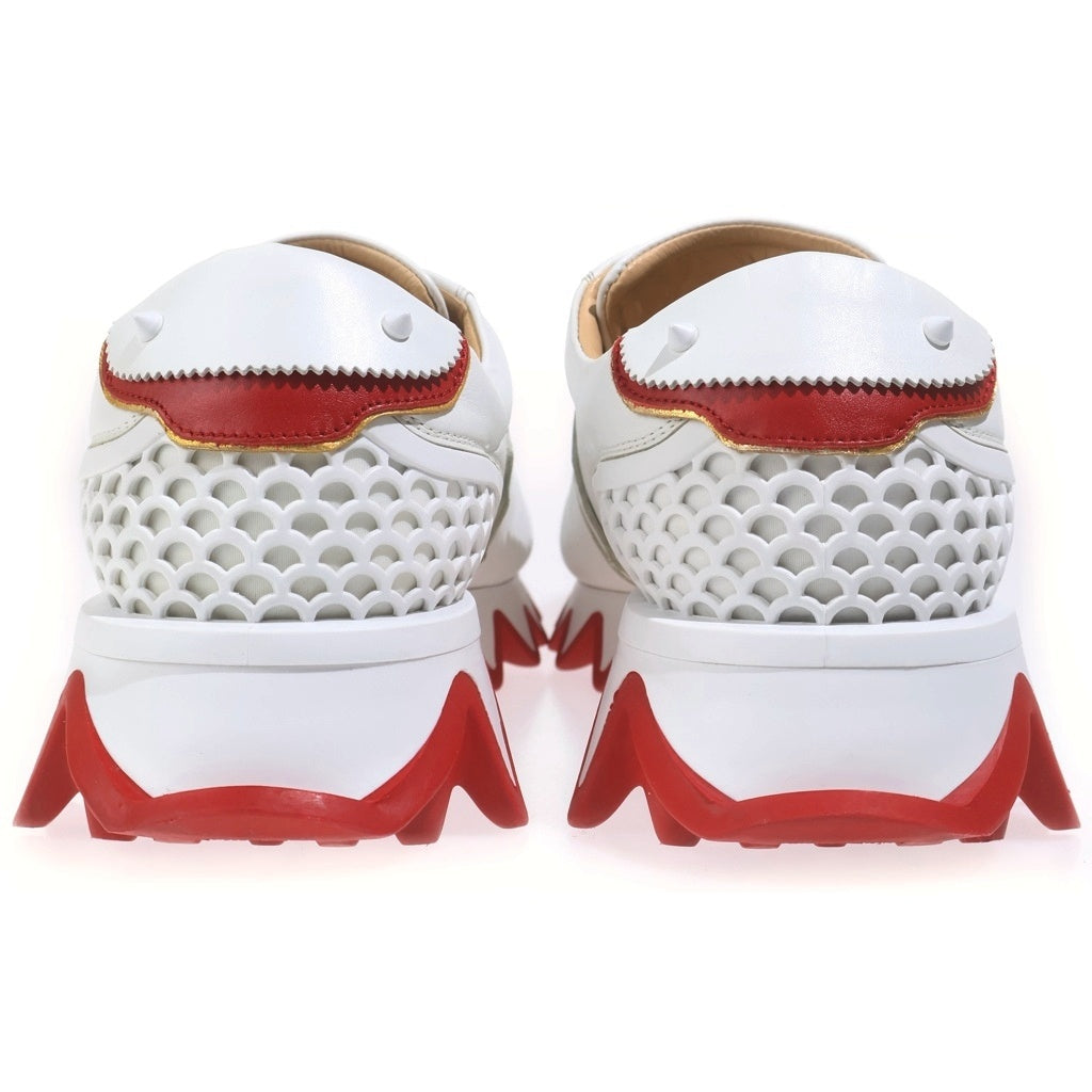 CHRISTIAN LOUBOUTIN(クリスチャンルブタン) LOUBISHARK FLAT ルビシャーク フラット ローカットスニーカー ホワイト