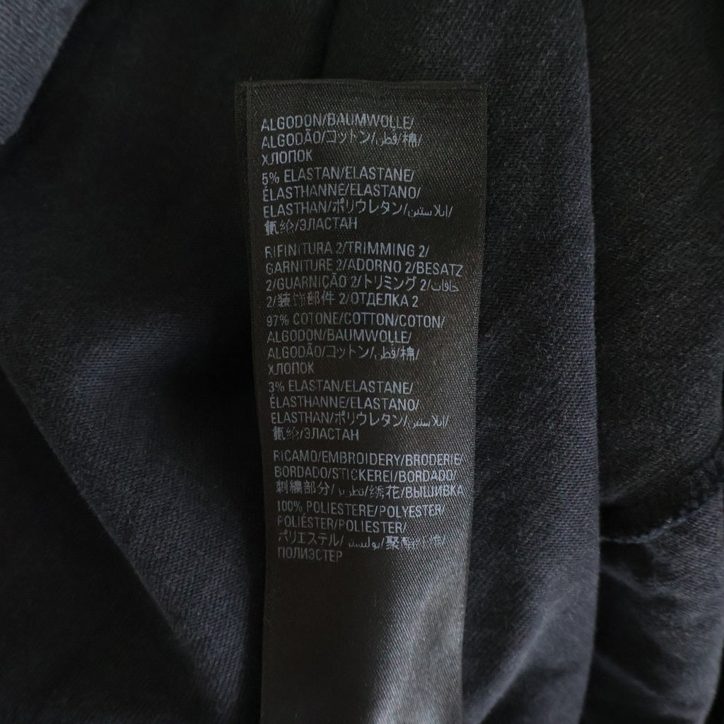 BALENCIAGA(バレンシアガ) Inside Out Vintage Jersey Layered L/S T-Shirt レイヤード 長袖Tシャツ ロンT ブラック 726088 TNVR5