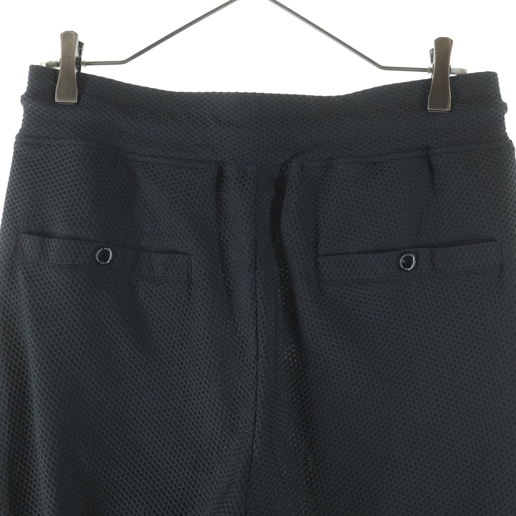 1 PIU 1 UGUALE 3 RELAX(ウノピゥウノウグァーレトレ) 113 SPORT TECHNICAL MESH GRAY RIB メッシュ ジョガーパンツ グレー TM720-TM06-88
