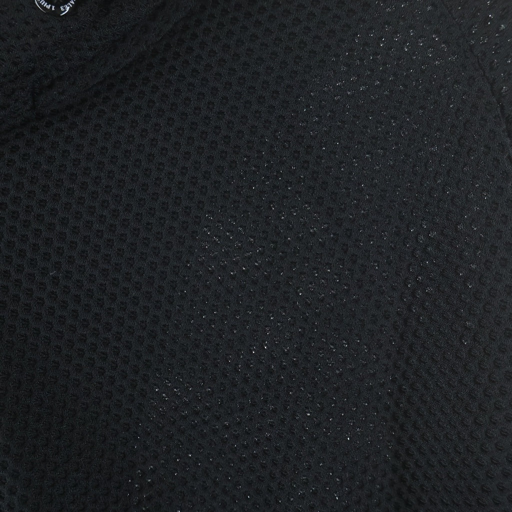 1 PIU 1 UGUALE 3 RELAX(ウノピゥウノウグァーレトレ) 113 SPORT TECHNICAL MESH BLACK ZIP UP PARKA メッシュジップアップパーカー フーディー ブラック TM713-TM06-99