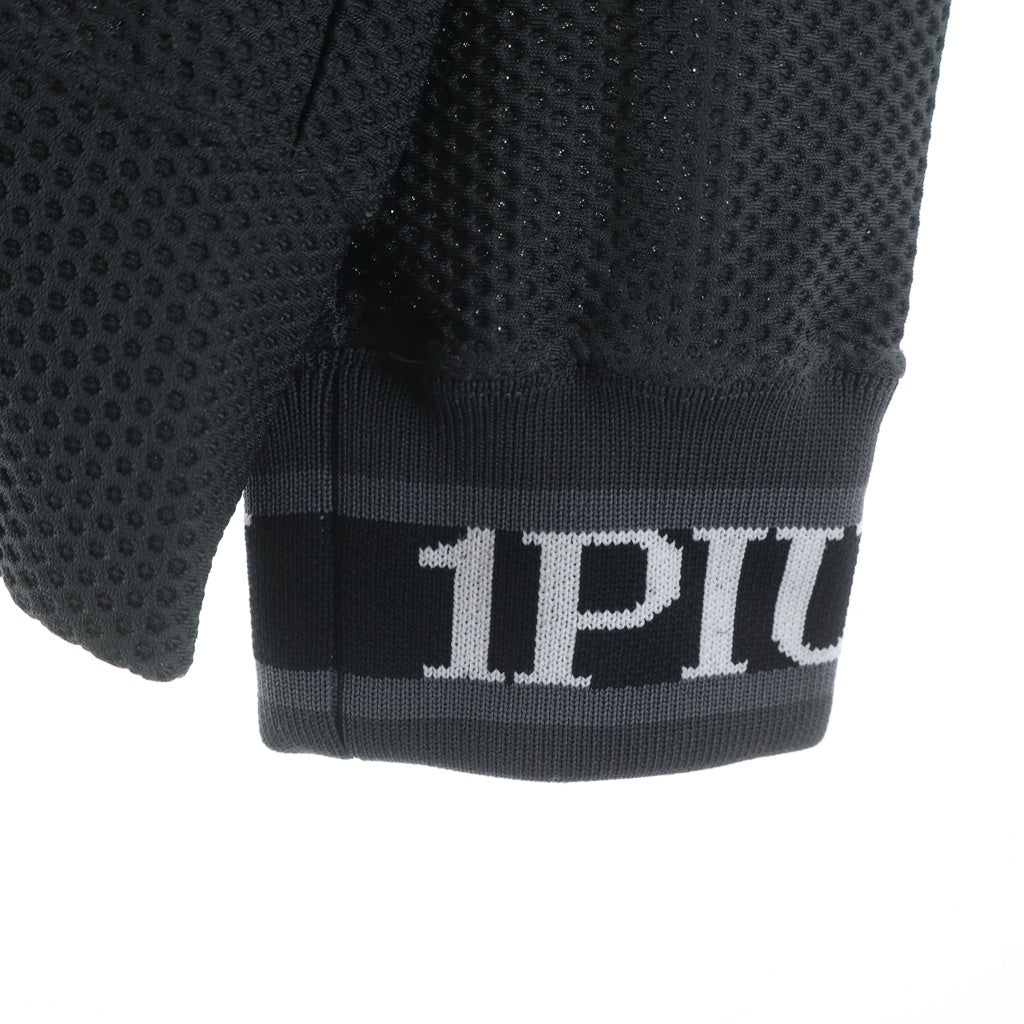 1 PIU 1 UGUALE 3 RELAX(ウノピゥウノウグァーレトレ) 113 SPORT TECHNICAL MESH GRAY ZIP UP PARKA メッシュジップアップパーカー フーディー グレー TM714-TM06-88