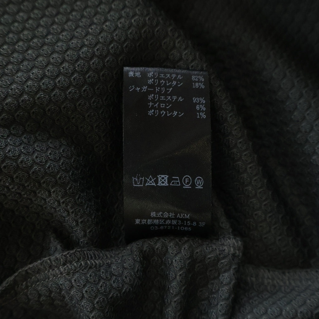 1 PIU 1 UGUALE 3 RELAX(ウノピゥウノウグァーレトレ) 113 SPORT TECHNICAL MESH GRAY ZIP UP PARKA メッシュジップアップパーカー フーディー グレー TM714-TM06-88