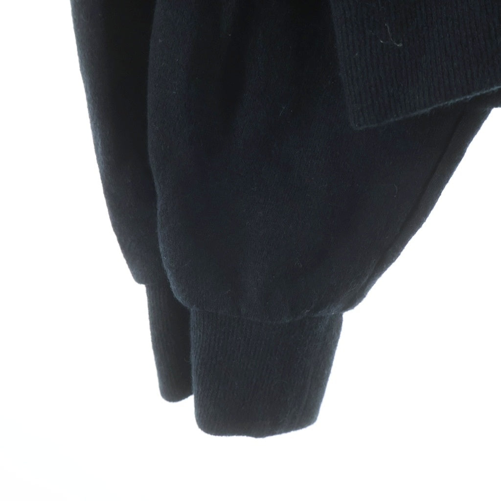 CELINE(セリーヌ) Triomphe Hoodie トリオンフ カシミヤ混 プルオーバースウェットパーカー フーディー ブラック 2Y35D450I.38AW