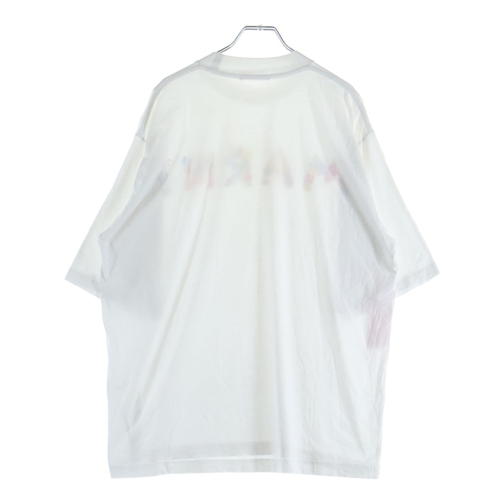 MARNI(マルニ) 24SS Boquet Logo T-Shirt 半袖Tシャツ ホワイト HUMU0223PU USCW59
