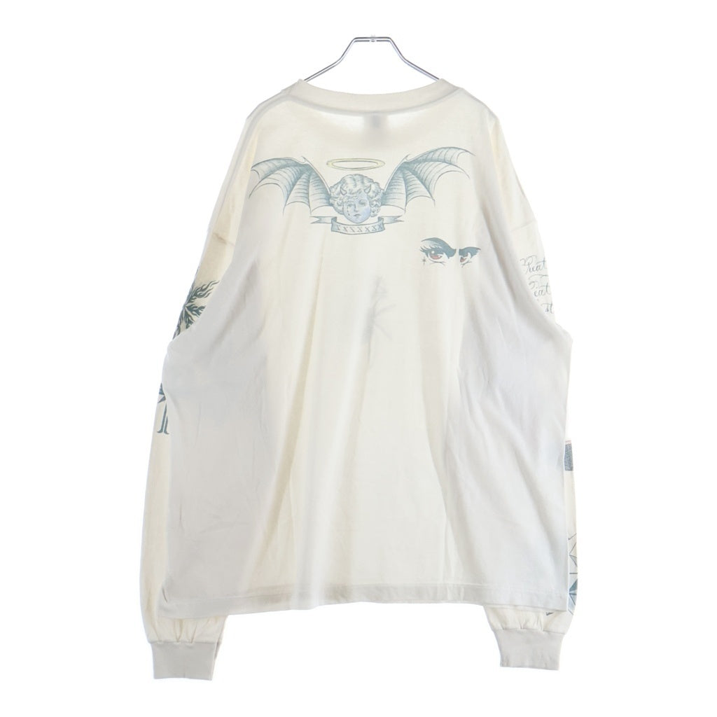 SAINT MICHAEL(セントマイケル) 25AW ×Dr.Woo DW LS TEE TATTOO 