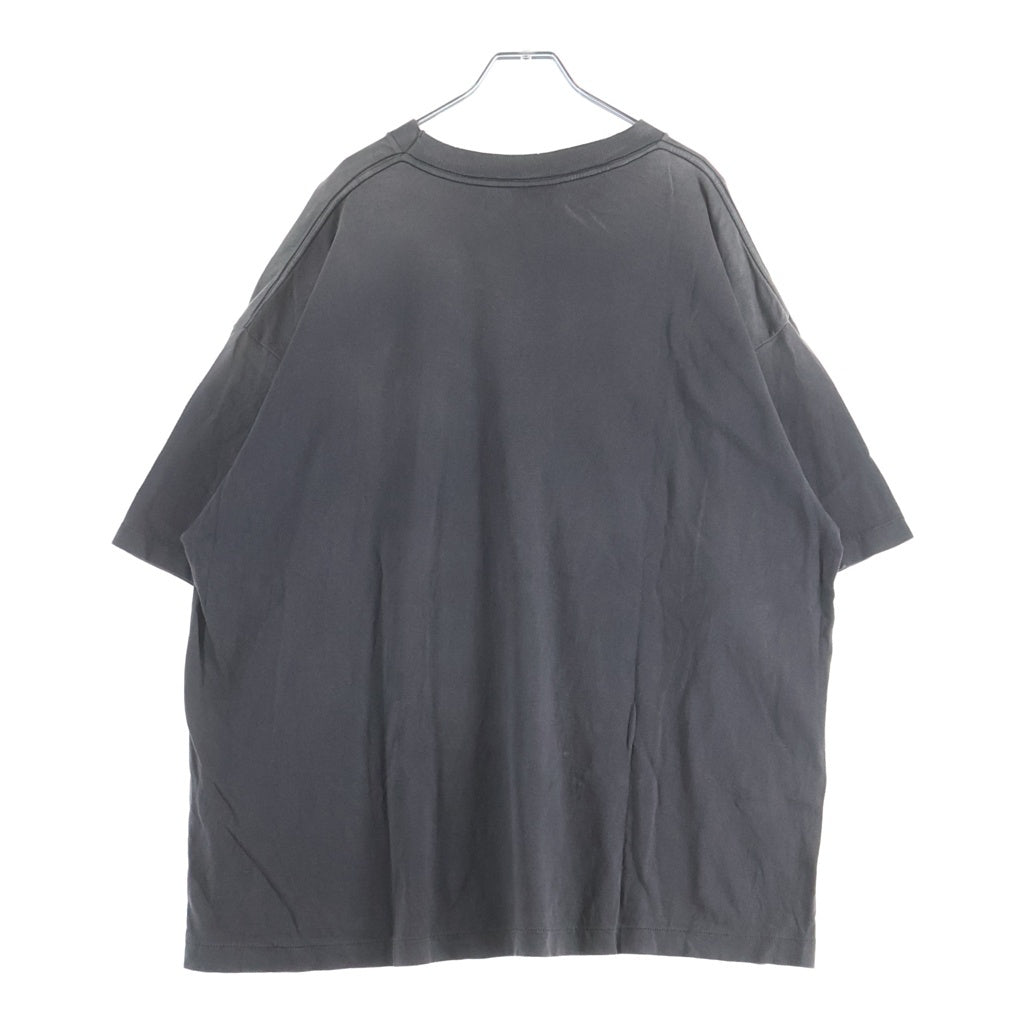 SAINT MICHAEL(セントマイケル) 25AW SS TEE FIST ダメージ加工 半袖Tシャツ グレー SM-HR1-0000-001