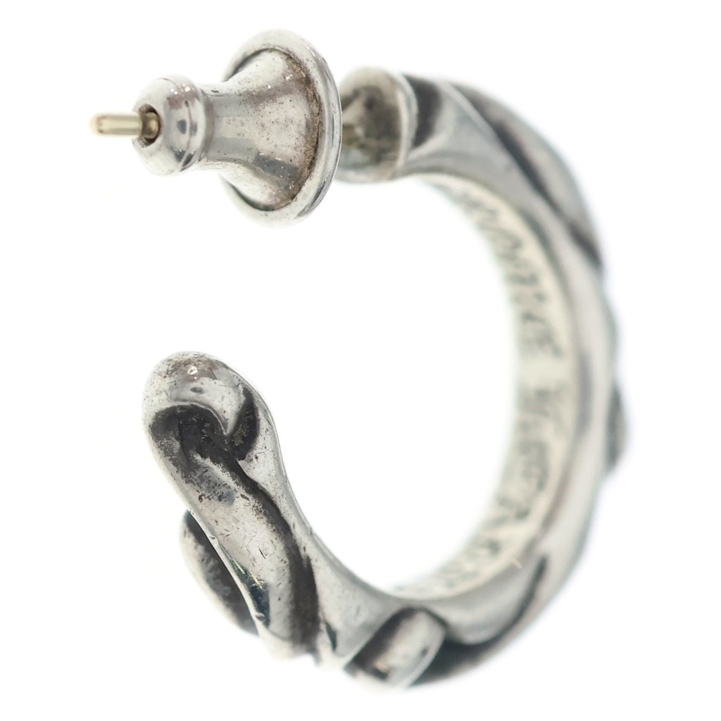 CHROME HEARTS(クロムハーツ) HOOP SCROOL スクロール フープピアス シルバー BCA102