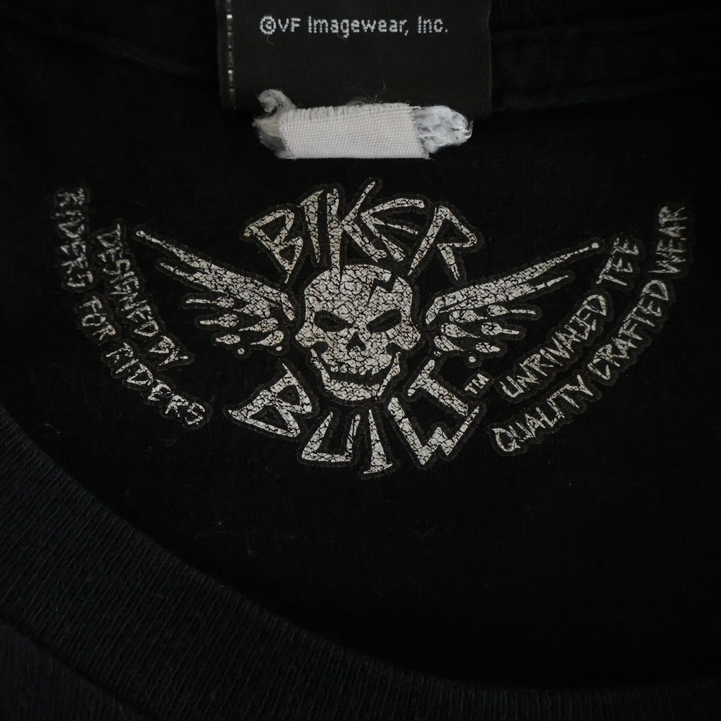 HARLEY DAVIDSON(ハーレーダビッドソン) BAR & SHIELD POCKET L/S TEE バーアンドシールド ロングスリーブ長袖ポケットTシャツ ブラック