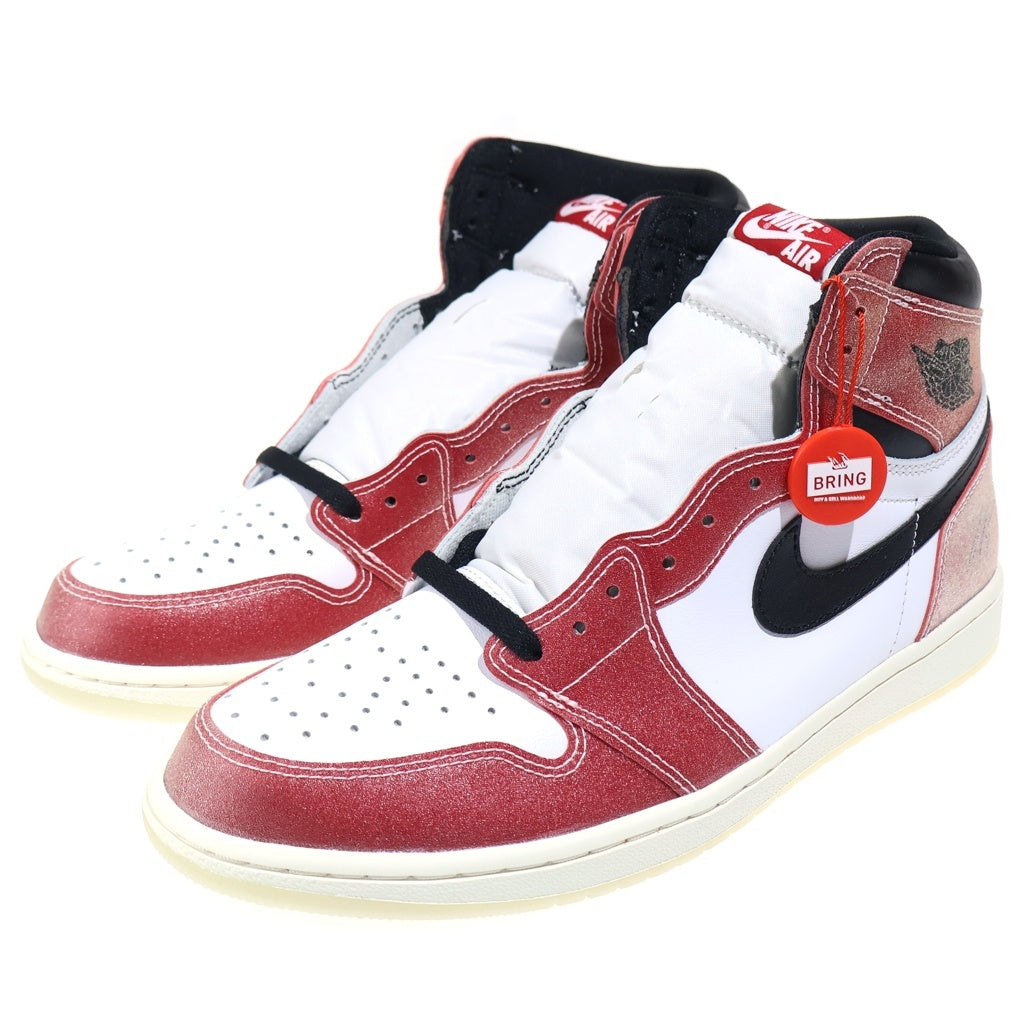 NIKE(ナイキ) ×Trophy Room Air Jordan 1 Retro High OG Chicago DA2728-100 ×トロフィールーム エアジョーダン1 レトロ ハイ OG シカゴ レッド/ホワイト US11/29.0cm