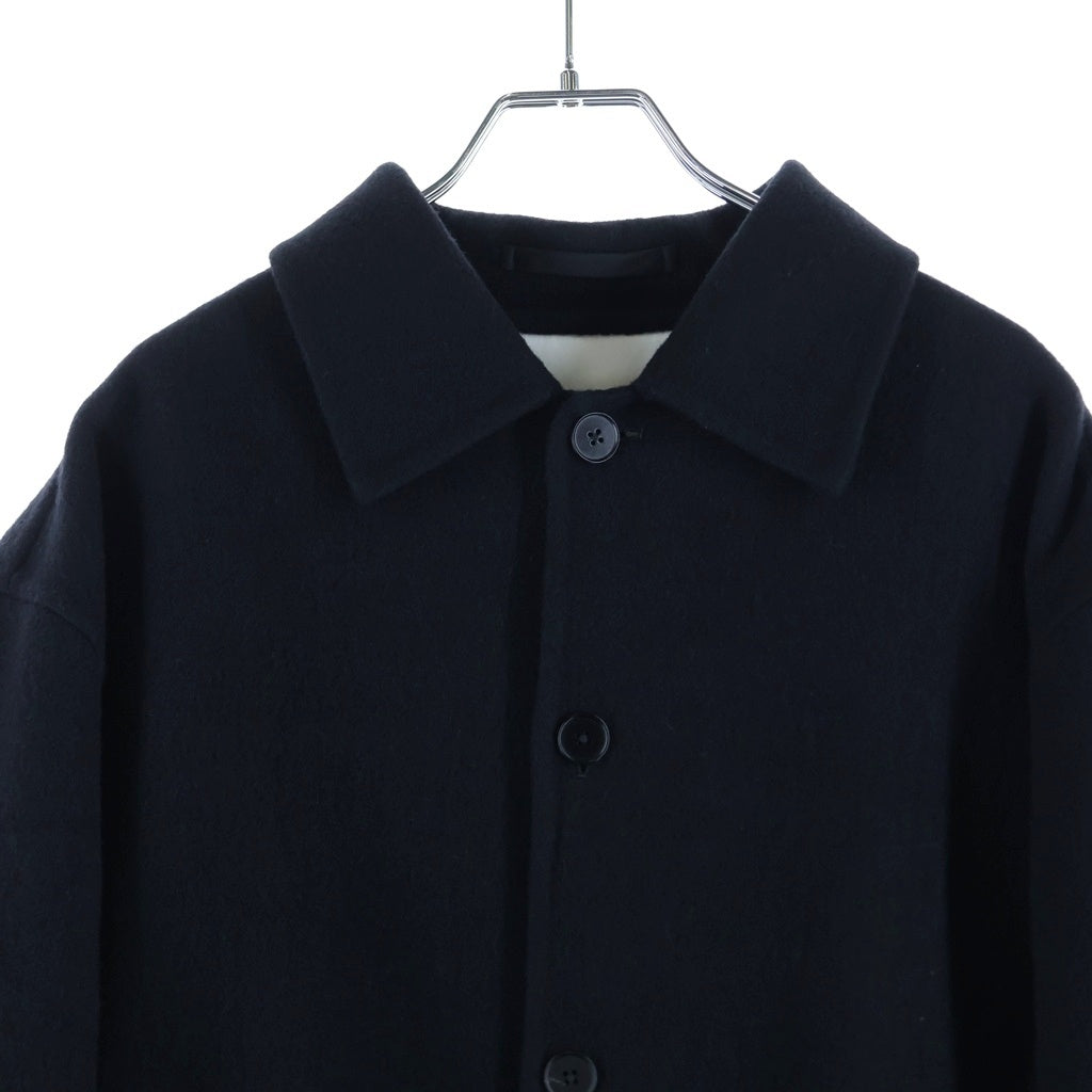 JIL SANDER(ジルサンダー) 23AW Wool Overshirt Black J23BN0006 ウールシャツジャケット ブラック