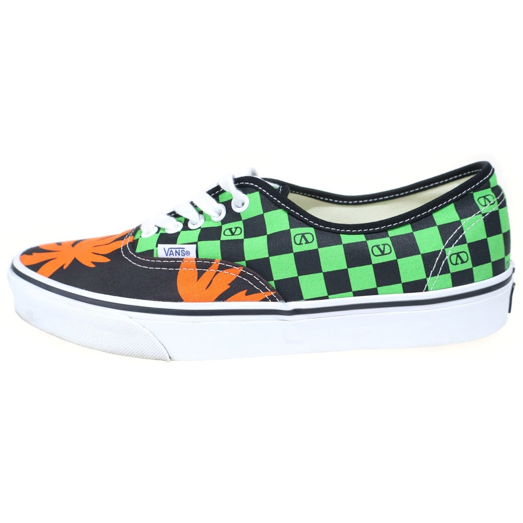 VALENTINO(ヴァレンティノ) ×VANS AUTHENTIC 7Y0S0M23 ×ヴァンズ オーセンティック チェッカーボード ローカットスニーカー マルチ