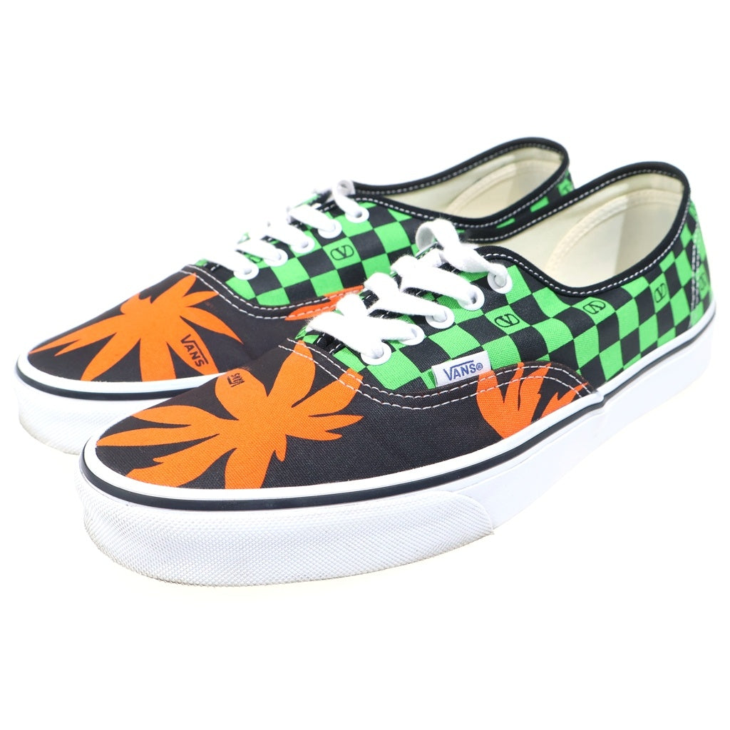VALENTINO(ヴァレンティノ) ×VANS AUTHENTIC 7Y0S0M23 ×ヴァンズ オーセンティック チェッカーボード ローカットスニーカー マルチ