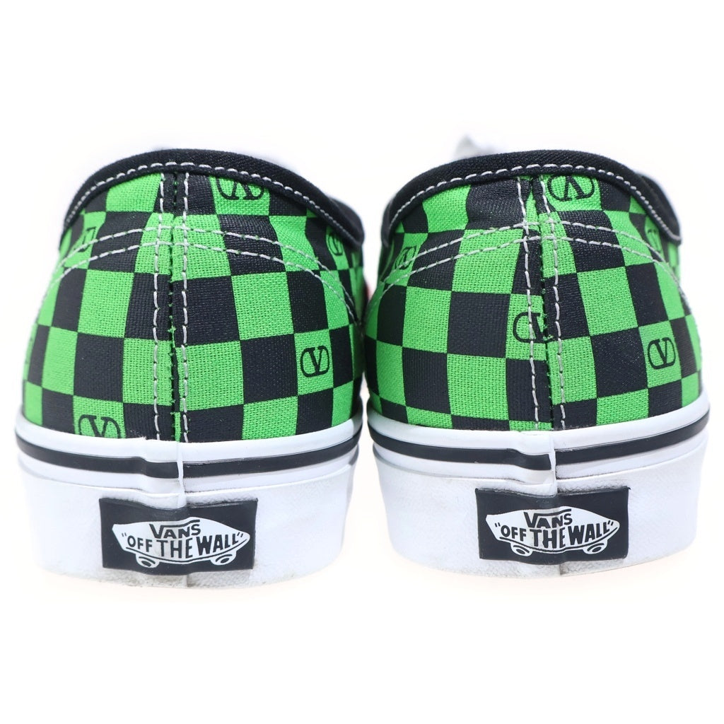 VALENTINO(ヴァレンティノ) ×VANS AUTHENTIC 7Y0S0M23 ×ヴァンズ オーセンティック チェッカーボード ローカットスニーカー マルチ