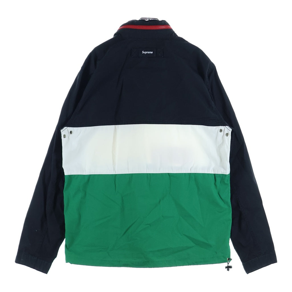 SUPREME(シュプリーム) 14SS F-1 Pullover Jacket アノラック ハーフジップ ジャケット ブラック/ホワイト/グリーン