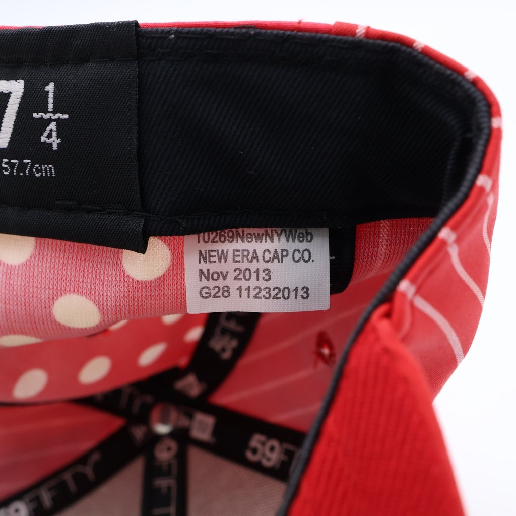 SUPREME(シュプリーム) 14SS × COMME des GARCON SHIRT× New Era コムデギャルソン ニューエラ ボックスロゴ ベースボールキャップ 帽子 レッド