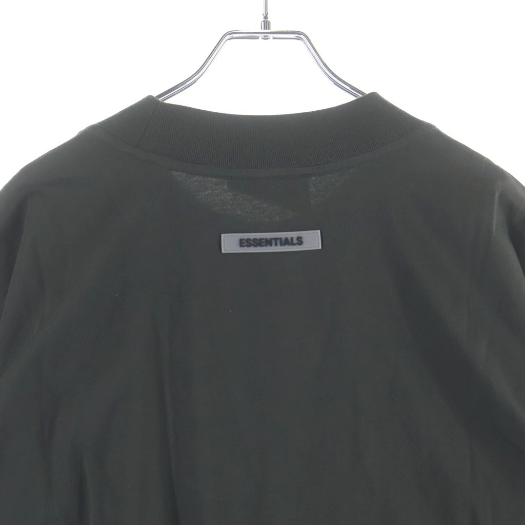 FEAR OF GOD ESSENTIALS(フィアオブゴッド エッセンシャルズ) L/S T-SHIRT ラバーロゴ 長袖Tシャツ ロンT グレー