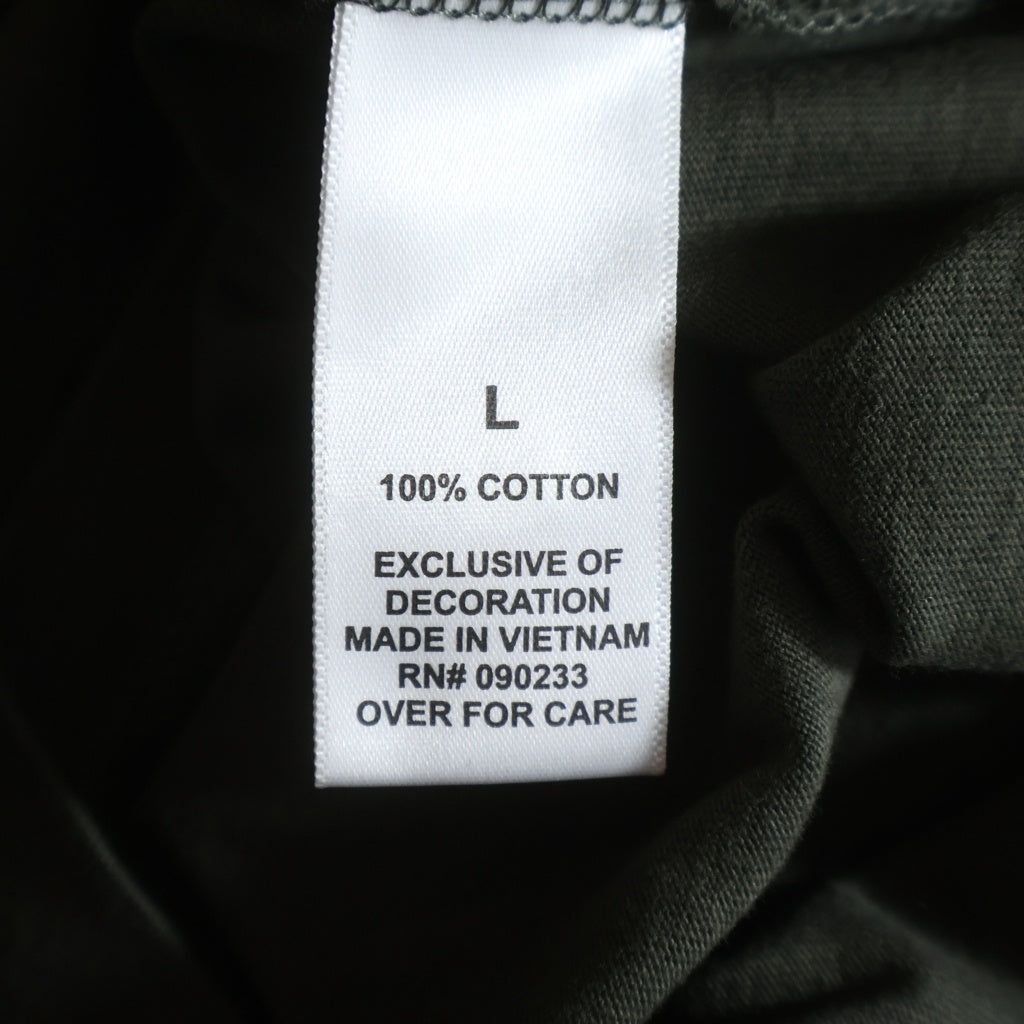 FEAR OF GOD ESSENTIALS(フィアオブゴッド エッセンシャルズ) L/S T-SHIRT ラバーロゴ 長袖Tシャツ ロンT グレー