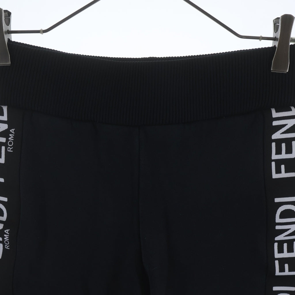 FENDI(フェンディ) Jogger Pants サイドロゴ スウェットパンツ ジョガーパンツ ブラック FAB146 A49Q