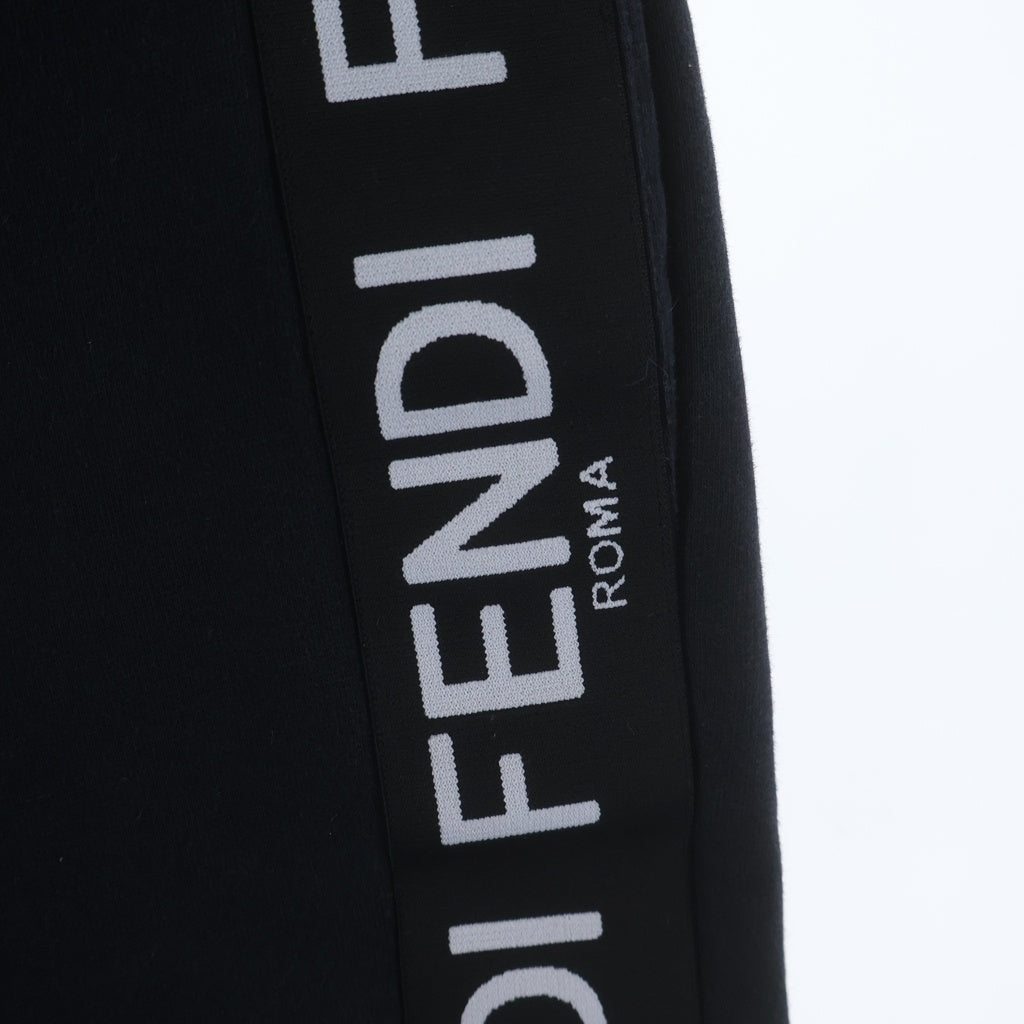 FENDI(フェンディ) Jogger Pants サイドロゴ スウェットパンツ ジョガーパンツ ブラック FAB146 A49Q