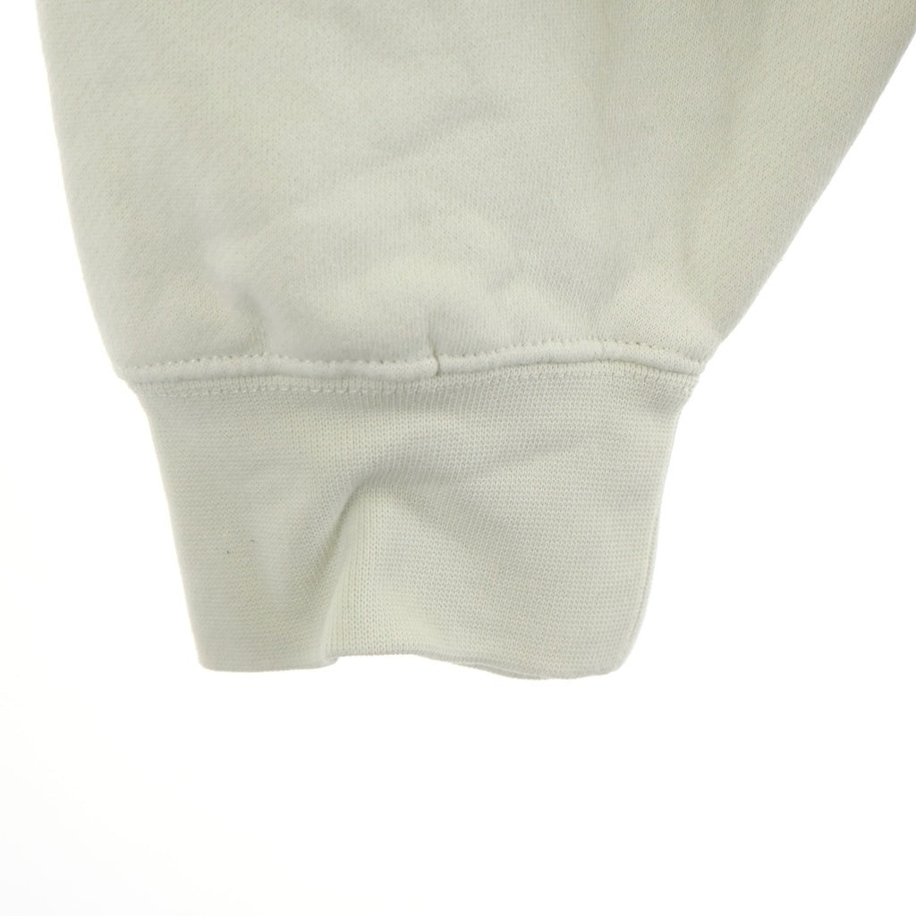 FEAR OF GOD ESSENTIALS(フィアオブゴッド エッセンシャルズ) HOODIE ラバーロゴ プルオーバースウェットパーカー フーディー クリーム
