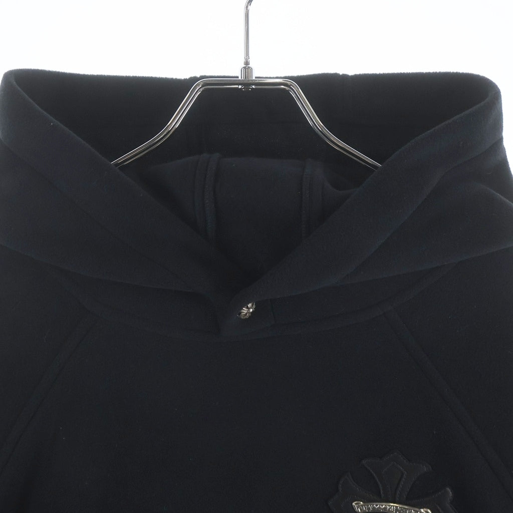CHROME HEARTS(クロムハーツ) Y NOT DETENTION CHプラスパッチ プルオーバーフリースパーカー フーディー ブラック