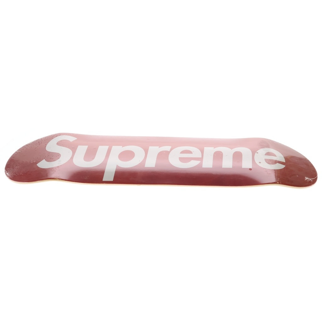 SUPREME(シュプリーム) 08AW Stained Logo Deck ロゴプリント スケートボードデッキ レッド