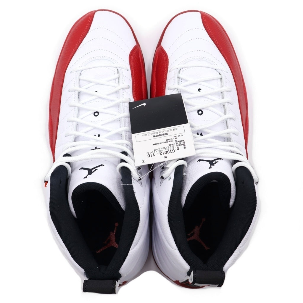 NIKE(ナイキ) AIR JORDAN12 RETRO エアジョーダン12 チェリー ローカットスニーカー レッド US12.5/30.5cm CT8013-116