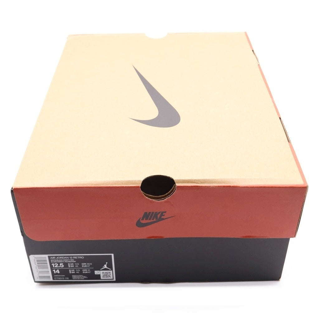 NIKE(ナイキ) AIR JORDAN12 RETRO エアジョーダン12 チェリー ローカットスニーカー レッド US12.5/30.5cm CT8013-116