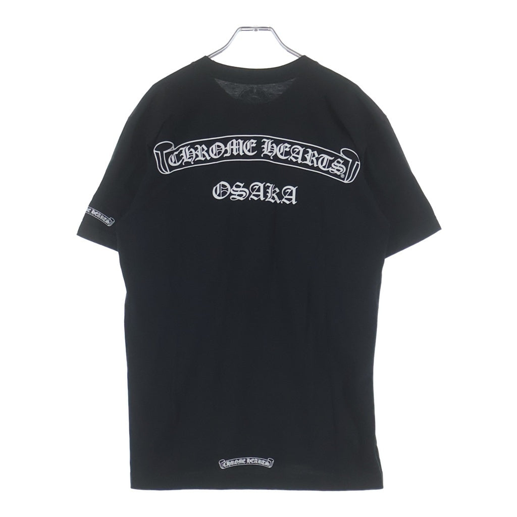 CHROME HEARTS(クロムハーツ) CH T-SHIRT LTD OSAKA 大阪限定 バック スクロールラベルプリント 半袖Tシャツ ブラック