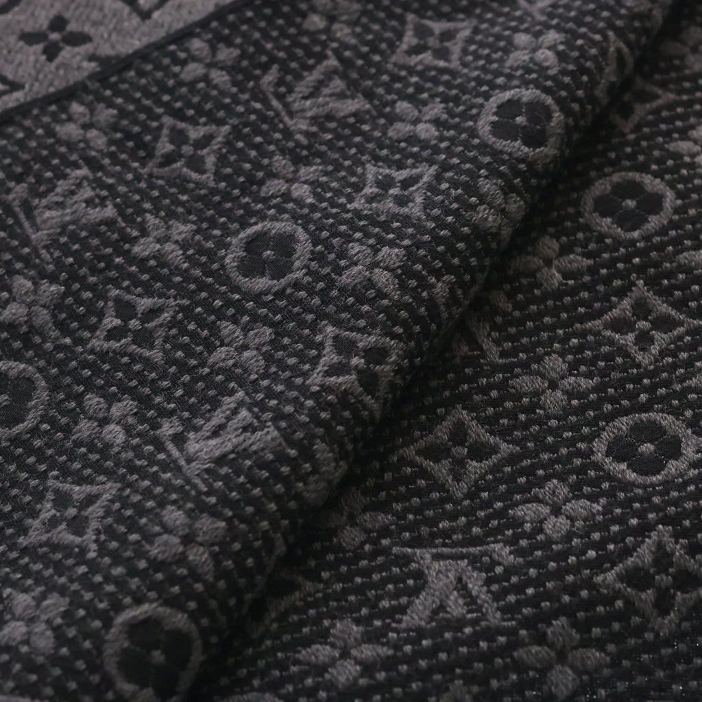 LOUIS VUITTON(ルイヴィトン) エシャルプ クラシック モノグラム ウールマフラー ストール グレー M78526 レディース