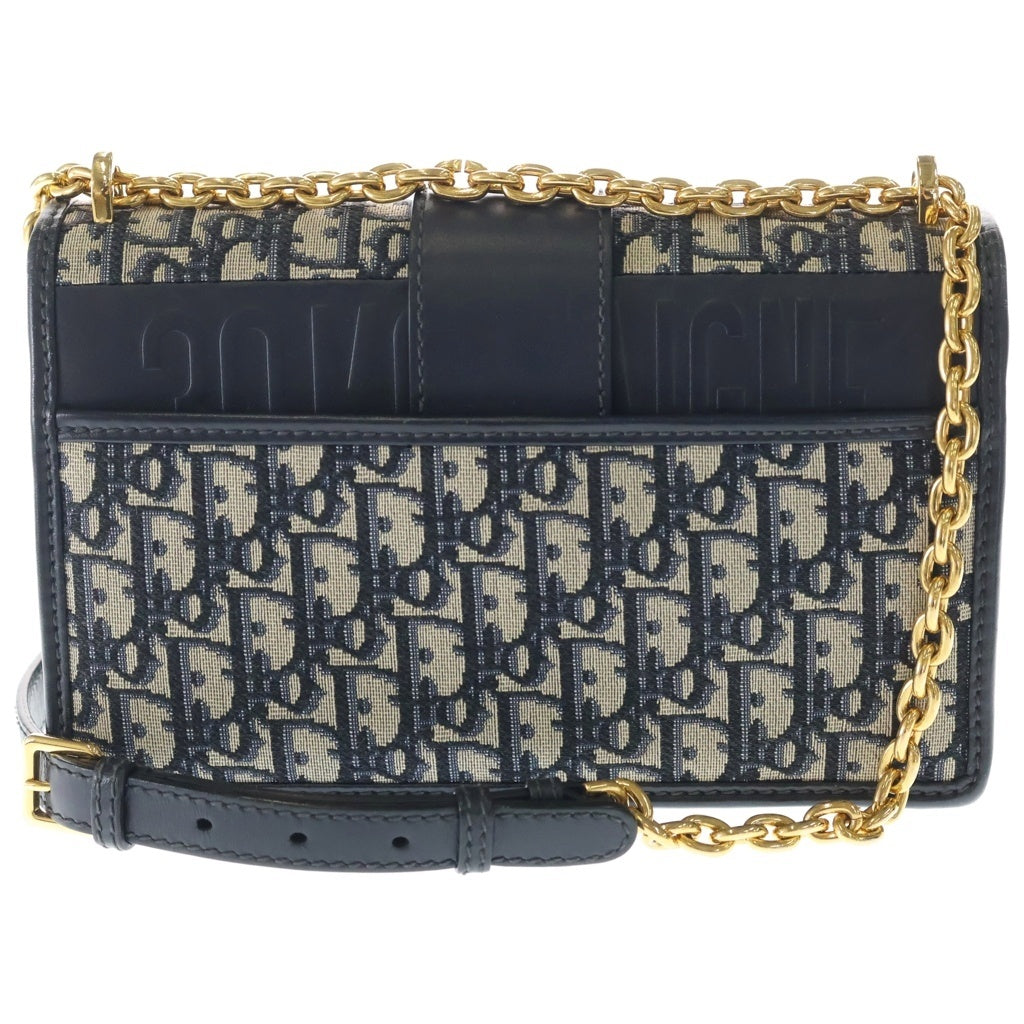 DIOR(ディオール) 30 MONTAIGNE M9208UTZQ モンテーニュ オブリーク ジャカード ショルダーバッグ ネイビー レディース