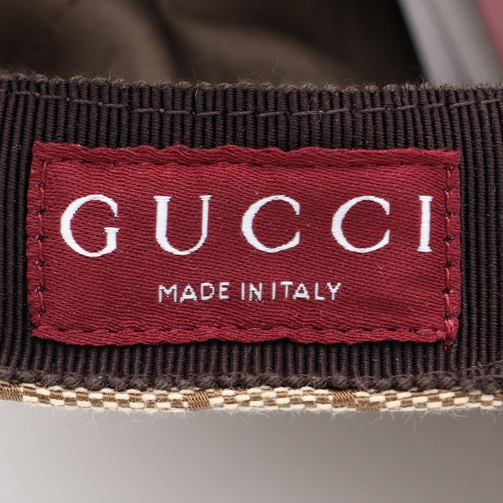 GUCCI(グッチ) 25SS ×Higuchi Yuko GG Canvas Cap ヒグチユウコ GGキャンバス ベースボールキャップ 帽子 ベージュ/ブルー 847862 3HBFT レディース