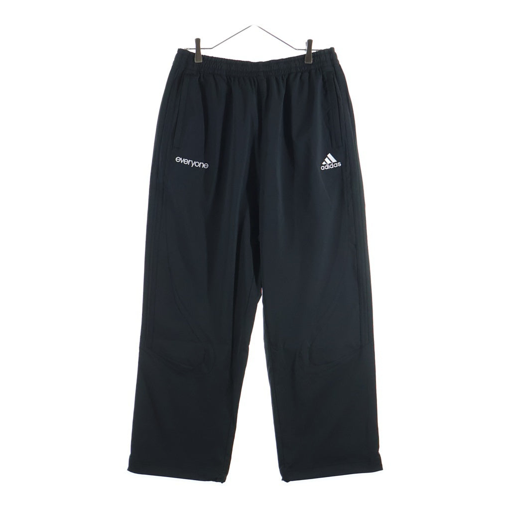 everyone(エブリワン) ×adidas PANTS アディダス ロゴ刺繍 トラックパンツ ブラック KS0622