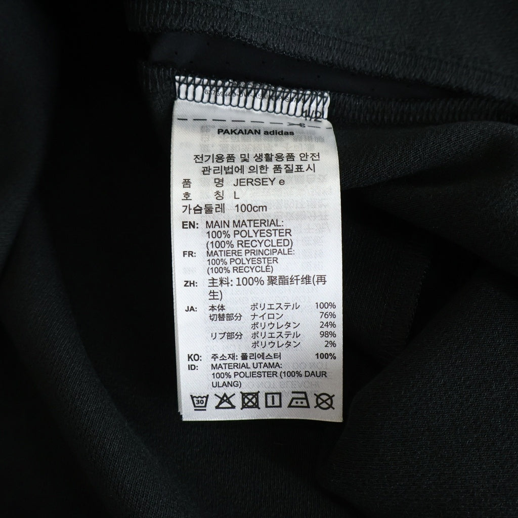 everyone(エブリワン) ×adidas JERSEY アディダス 半袖ポロシャツ ブラック KR6708