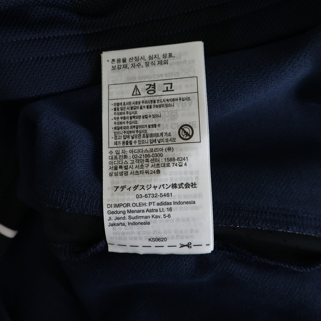 everyone(エブリワン) ×adidas JERSEY アディダス 半袖ポロシャツ ネイビー KS0620